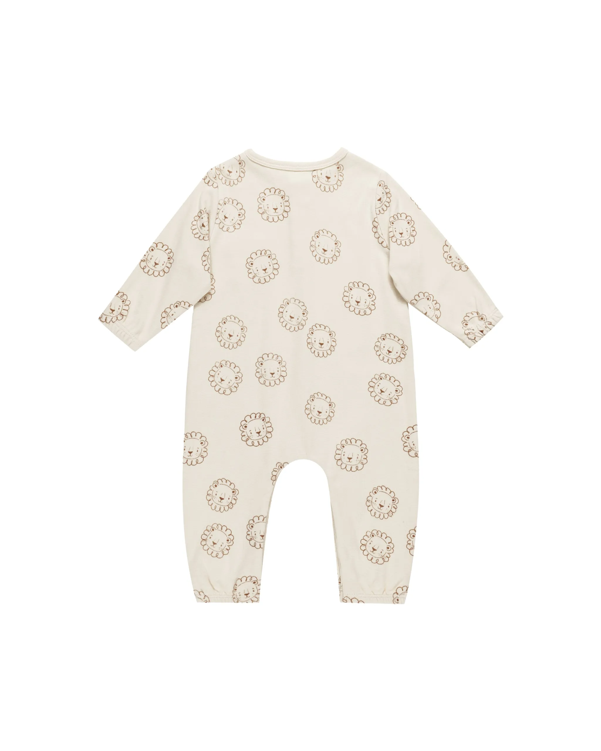 Quincy Mae - Long Sleeve Pocket Jumpsuit - Lions
