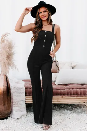 Reaching New Heights Corduroy Jumpsuit (Black)