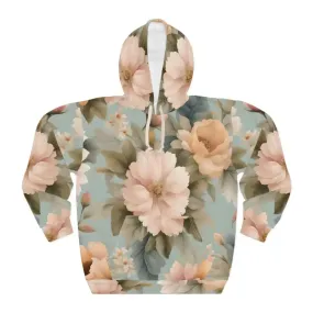 Rock your Style with a Floral Unisex Pullover Hoodie