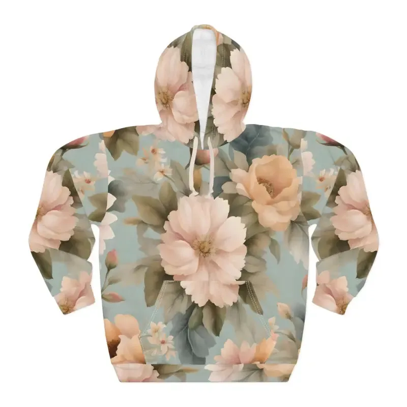 Rock your Style with a Floral Unisex Pullover Hoodie