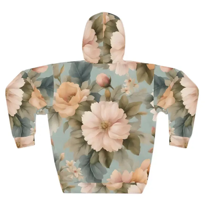 Rock your Style with a Floral Unisex Pullover Hoodie