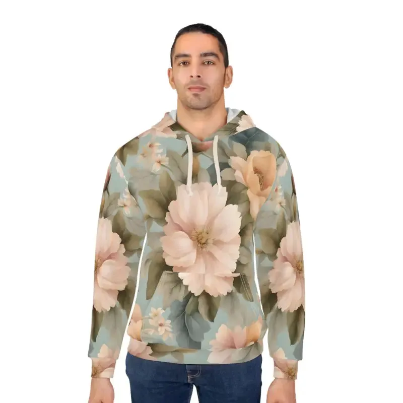Rock your Style with a Floral Unisex Pullover Hoodie