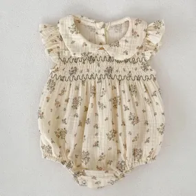 Ruffle Floral Romper