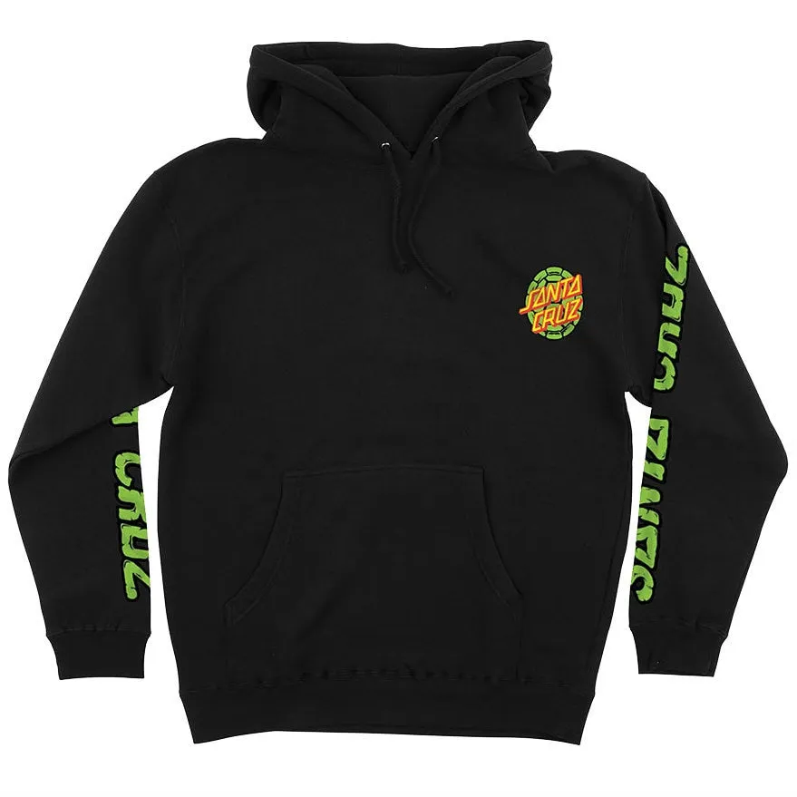 Santa Cruz x TMNT Turtle Power Pullover Hoodie - Black
