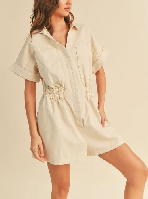 Sunny's washed romper