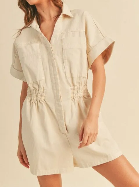 Sunny's washed romper