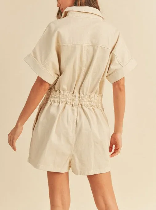 Sunny's washed romper