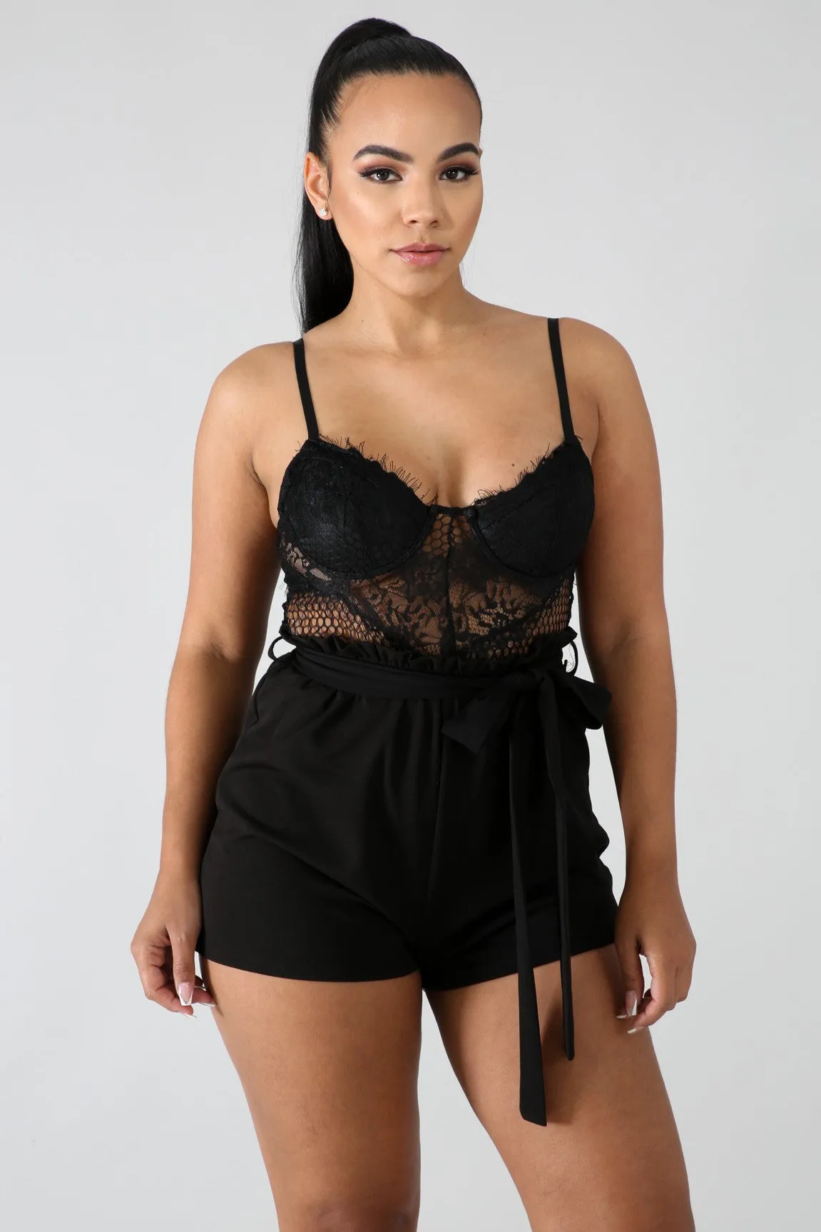 Sunshine Lace Romper