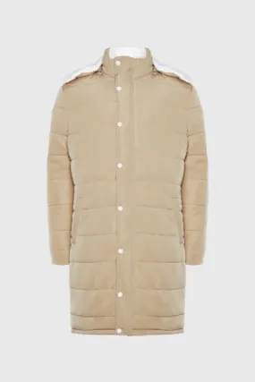 THC Dawn of an Era Reversible Puffer Coat (Cream/White)
