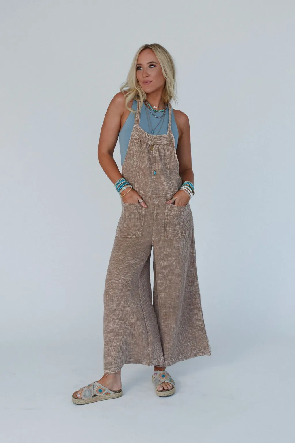 The Nest Coast To Coast Jumpsuit - Mushroom