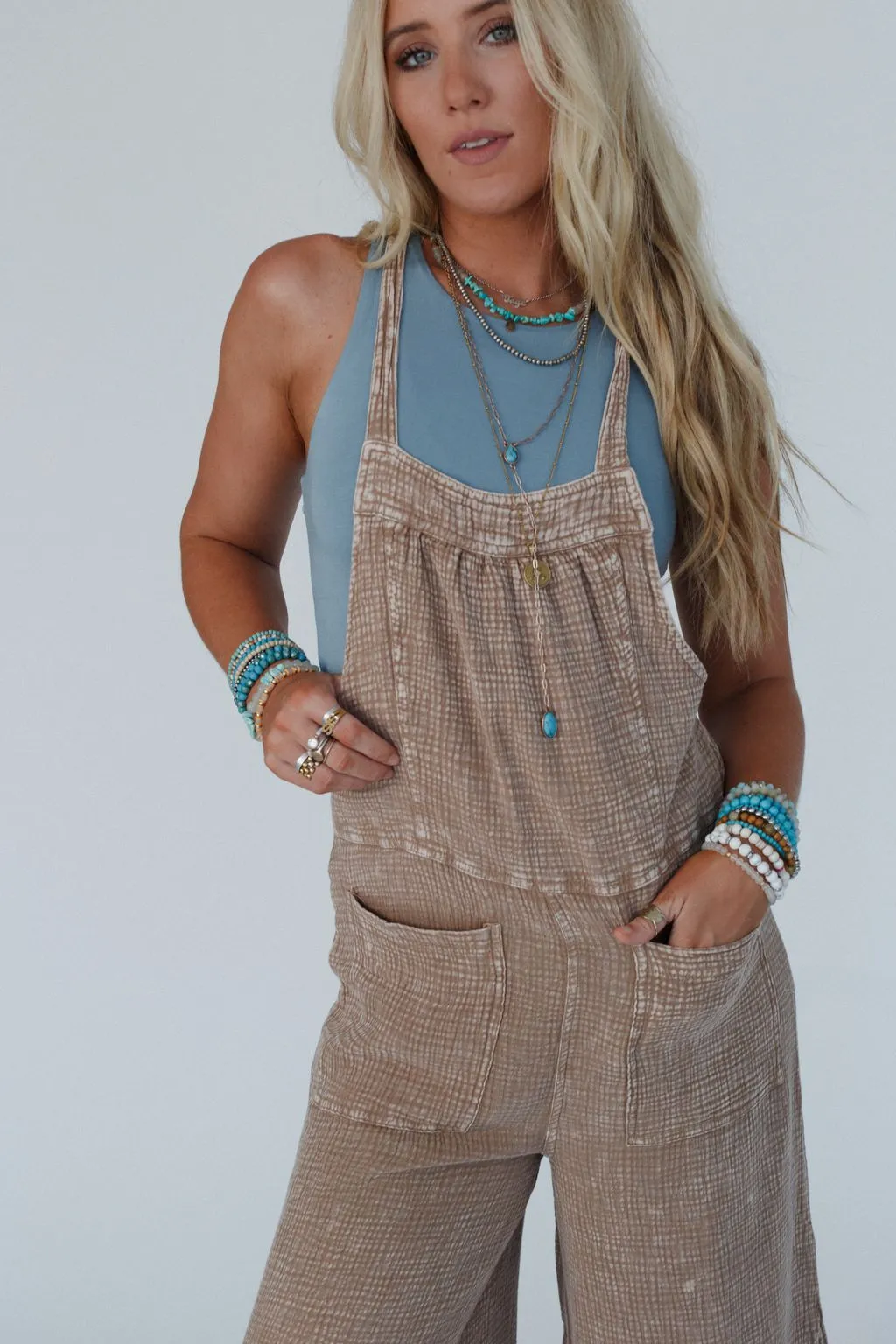 The Nest Coast To Coast Jumpsuit - Mushroom