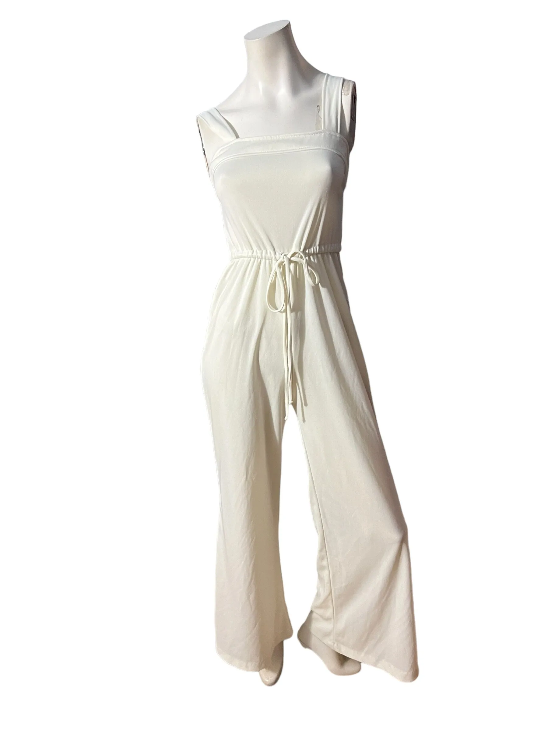 Vintage 70's bellbottom jumpsuit w/ jacket M
