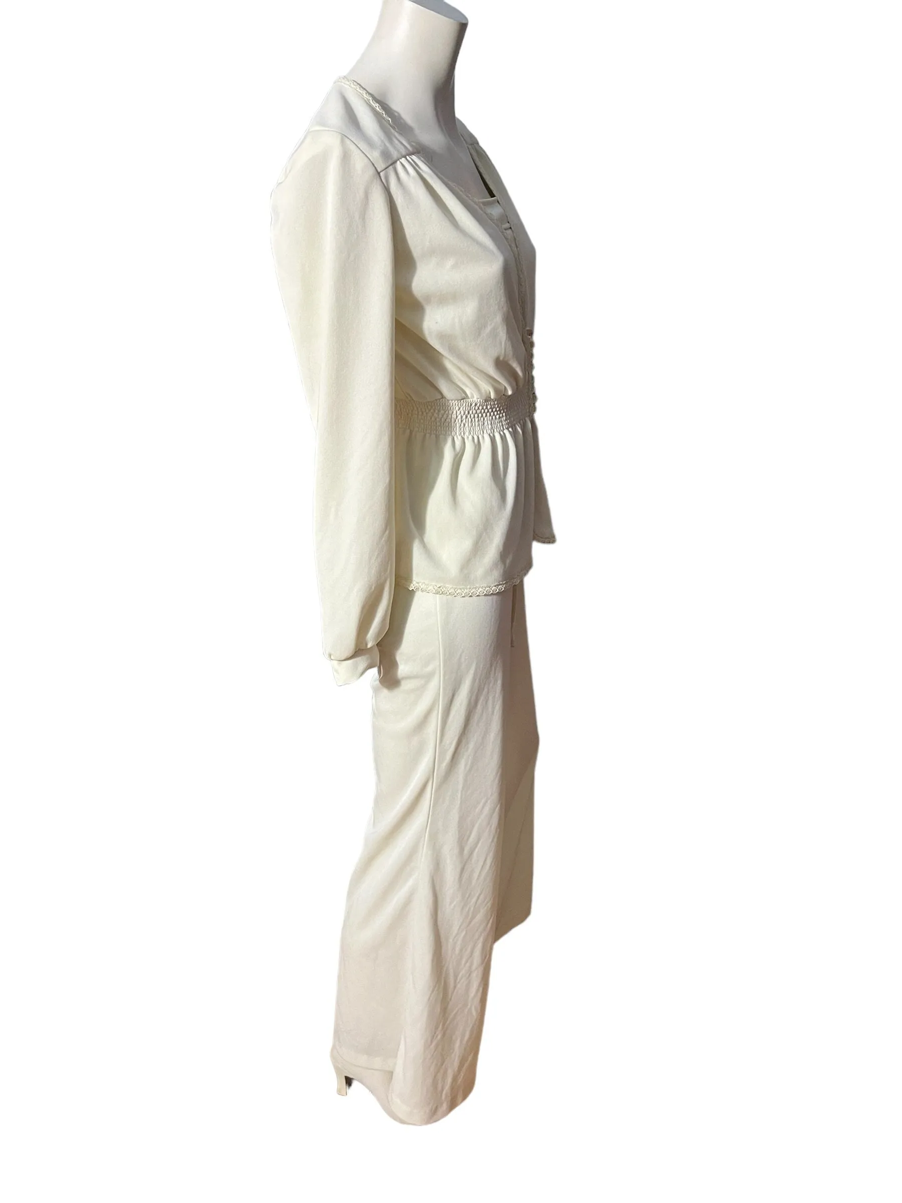 Vintage 70's bellbottom jumpsuit w/ jacket M