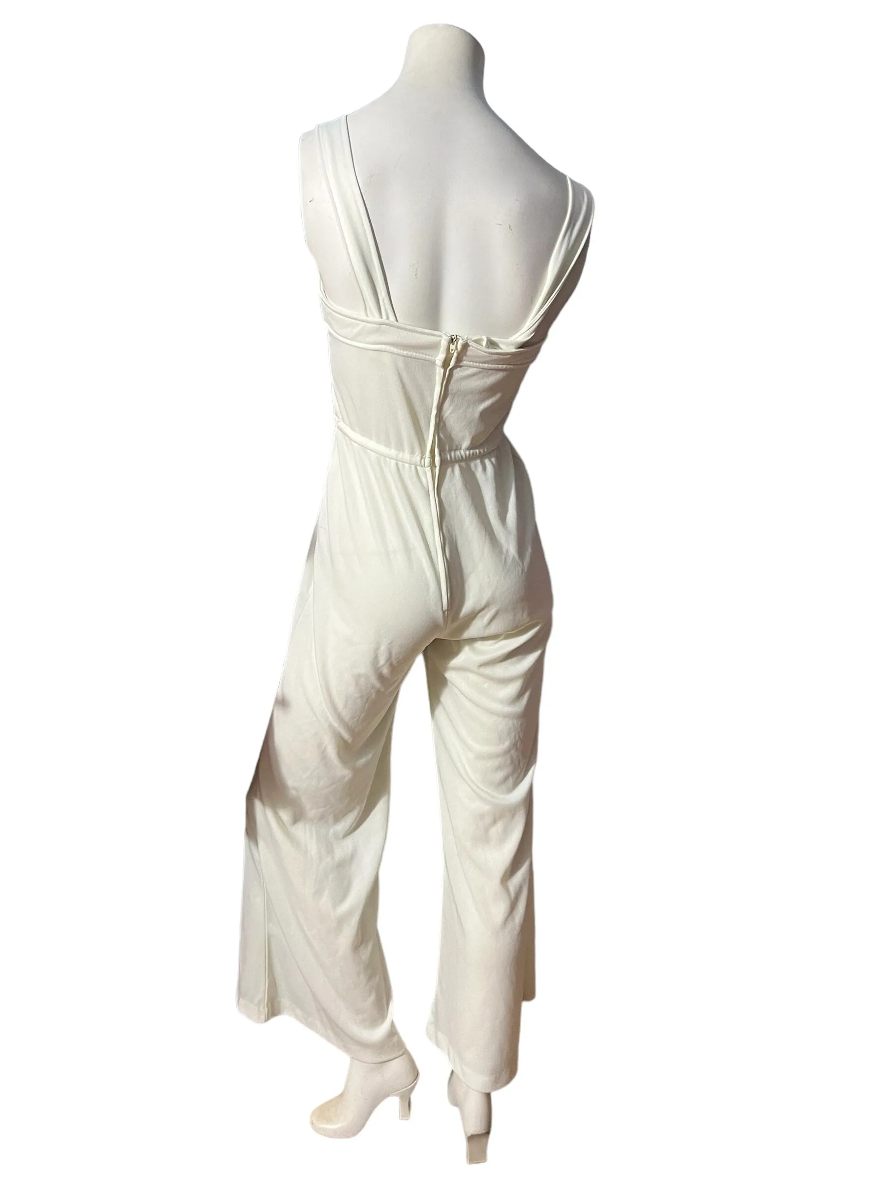 Vintage 70's bellbottom jumpsuit w/ jacket M
