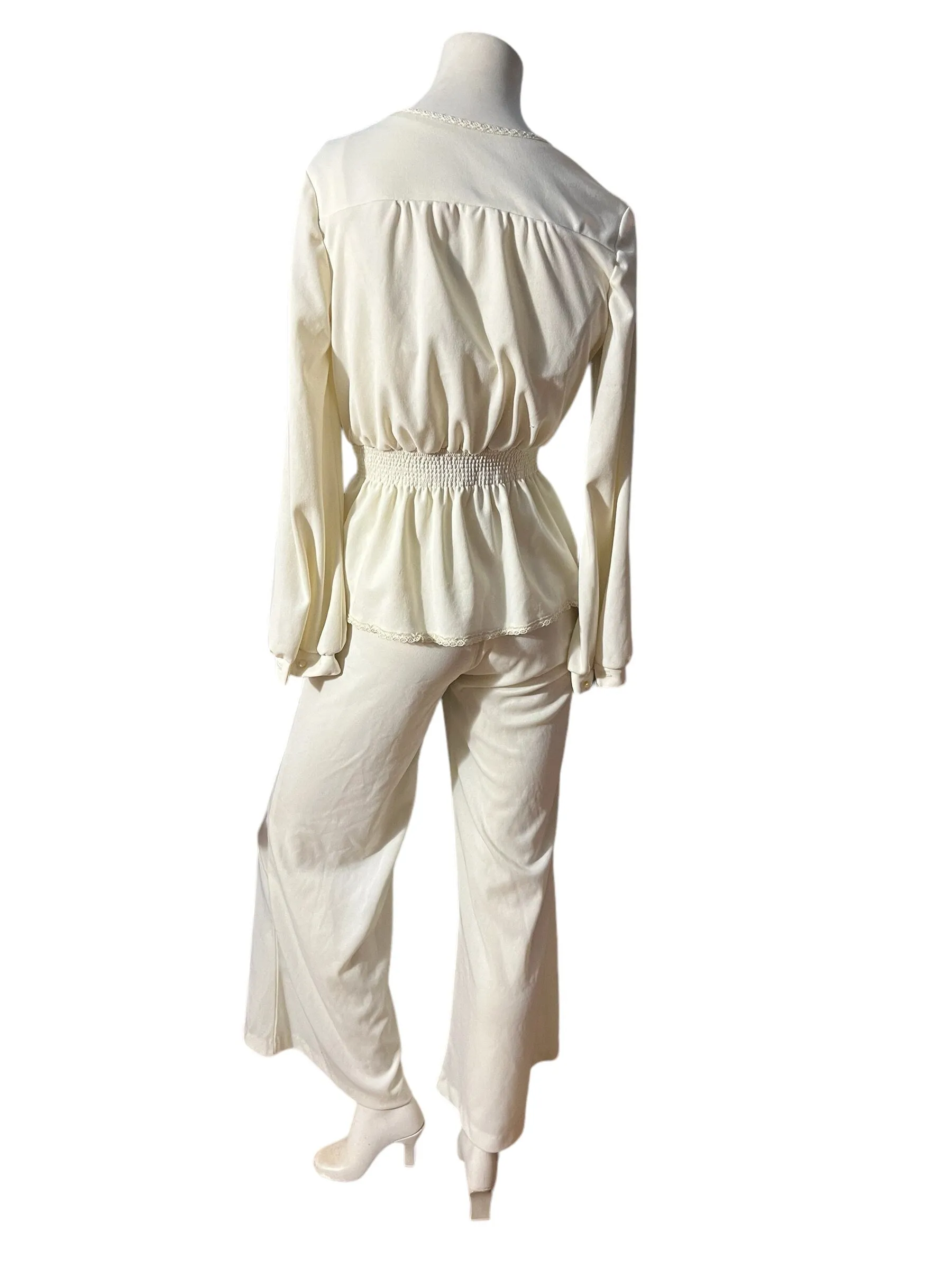 Vintage 70's bellbottom jumpsuit w/ jacket M