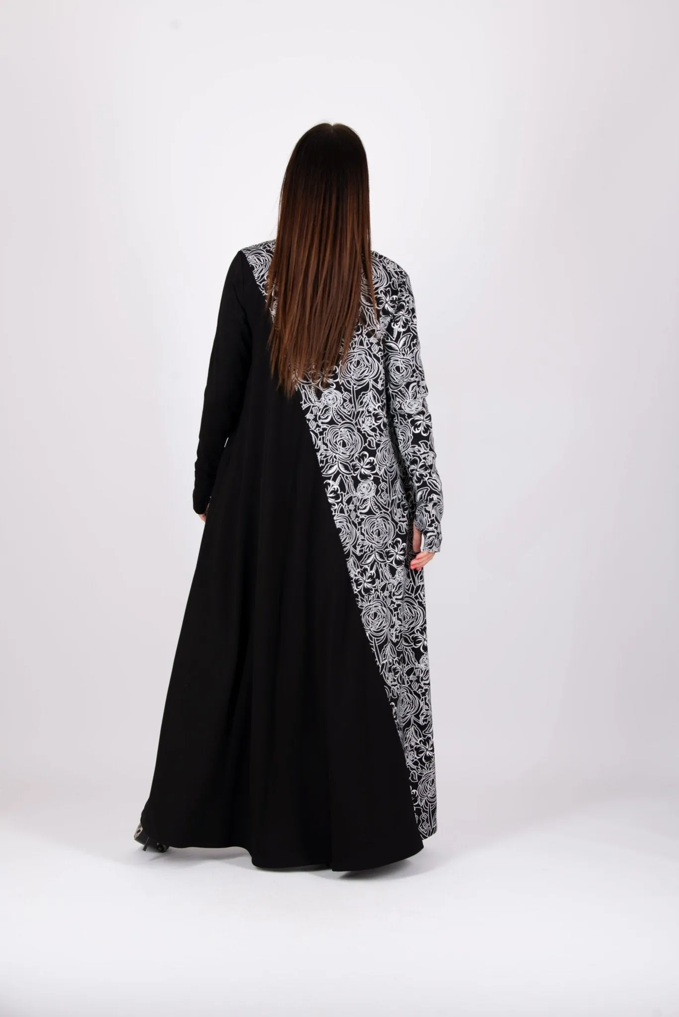 Vivian Long A Line Turtleneck Dress