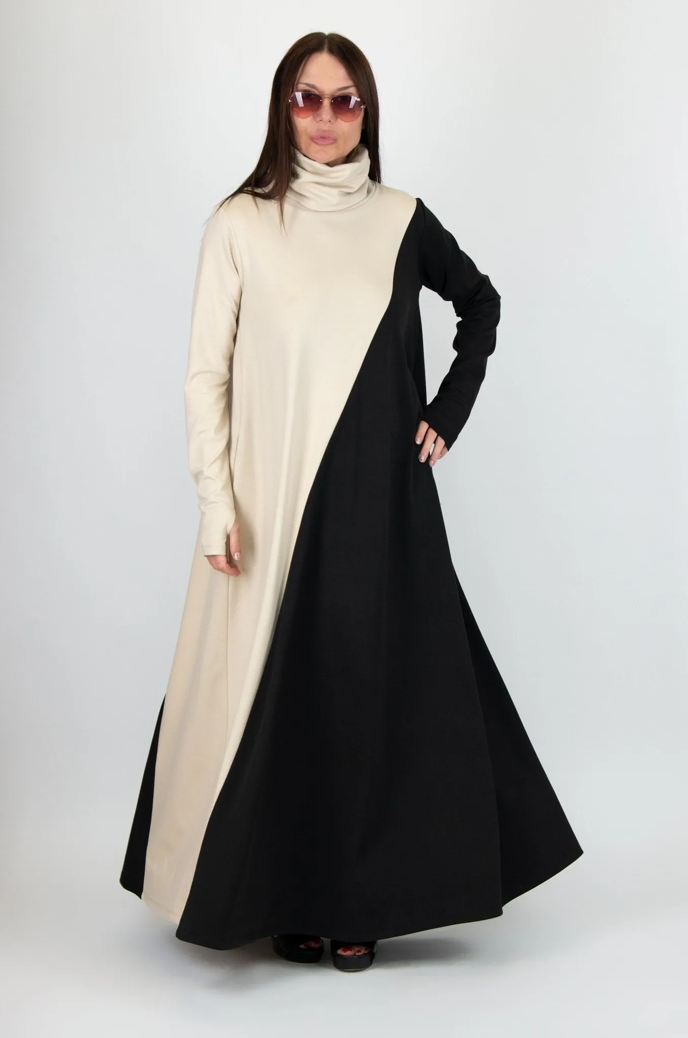 Vivian Turtleneck Long Dress