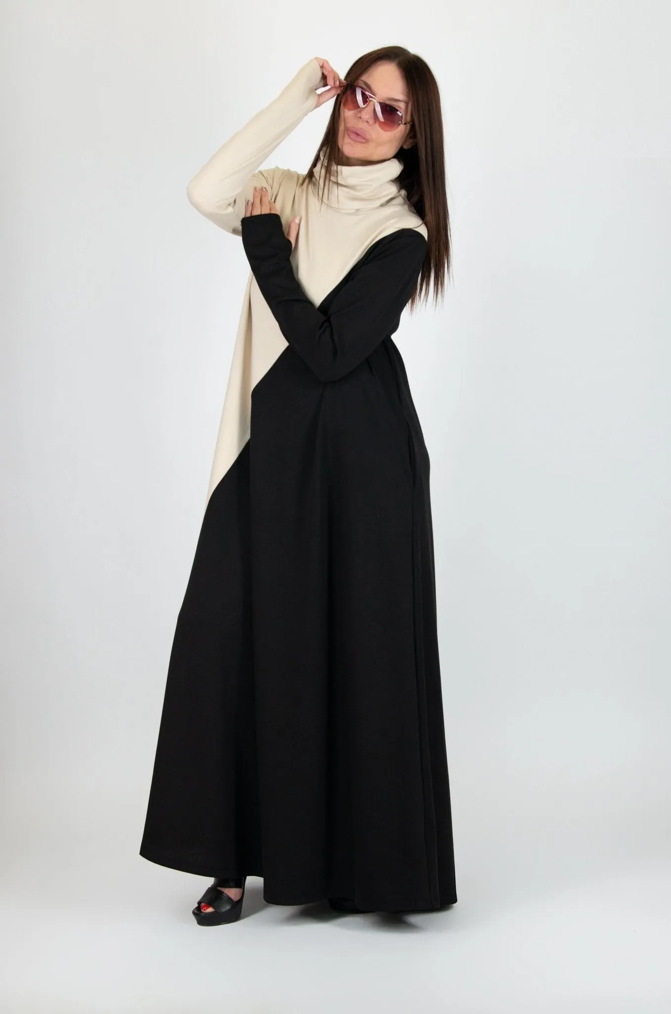 Vivian Turtleneck Long Dress