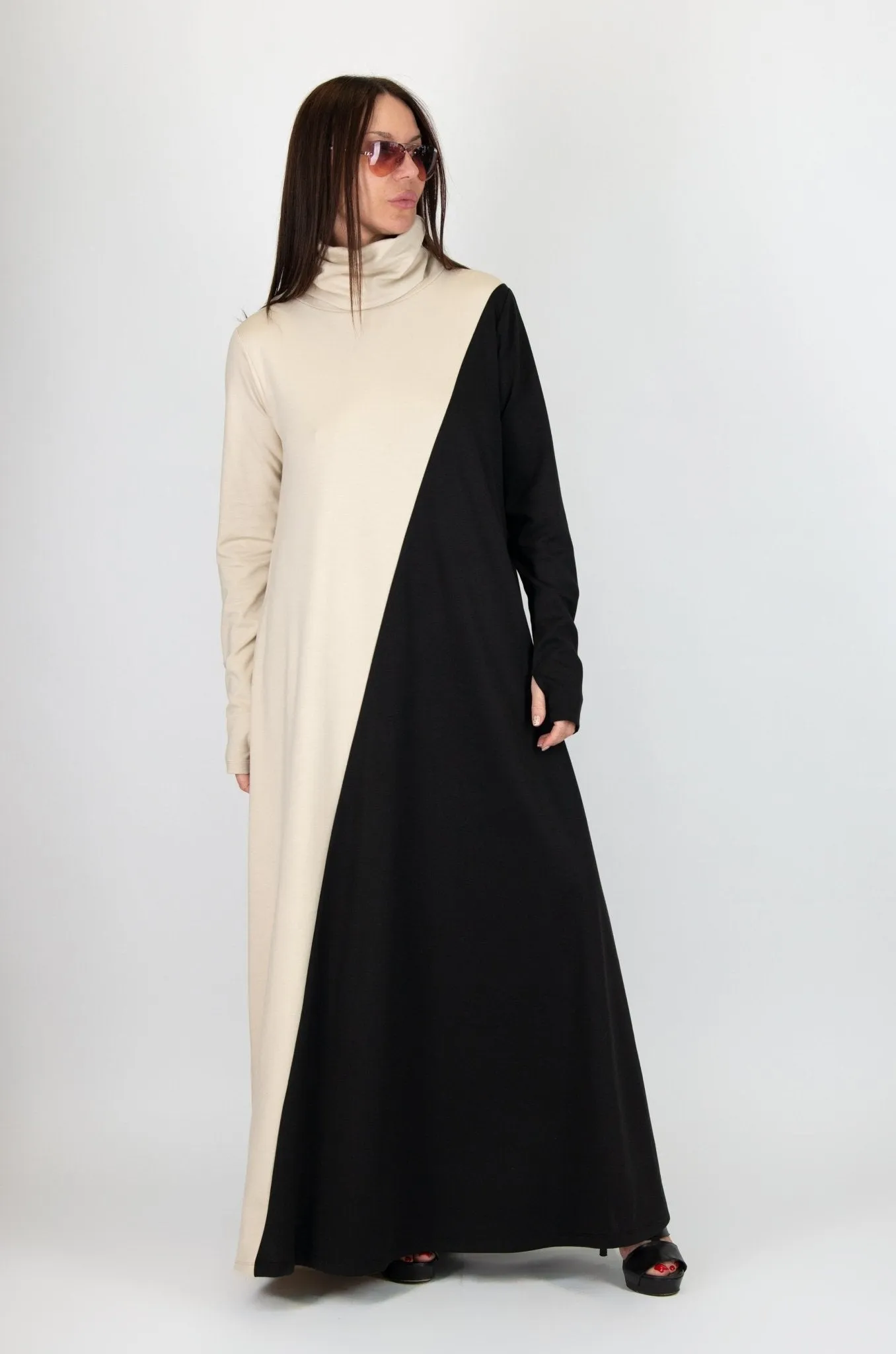 Vivian Turtleneck Long Dress