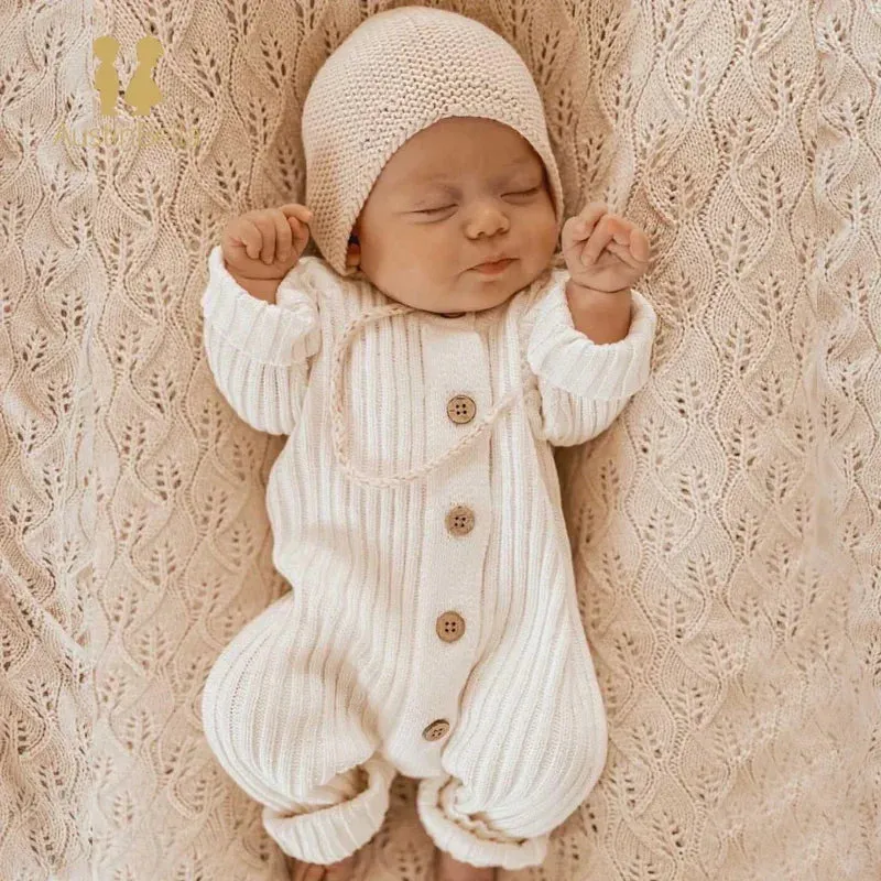 Warm Cotton Knitted Jumpsuit