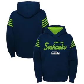 Youth Seattle Seahawks Navy The Champ Is Here Pullover Hoodie