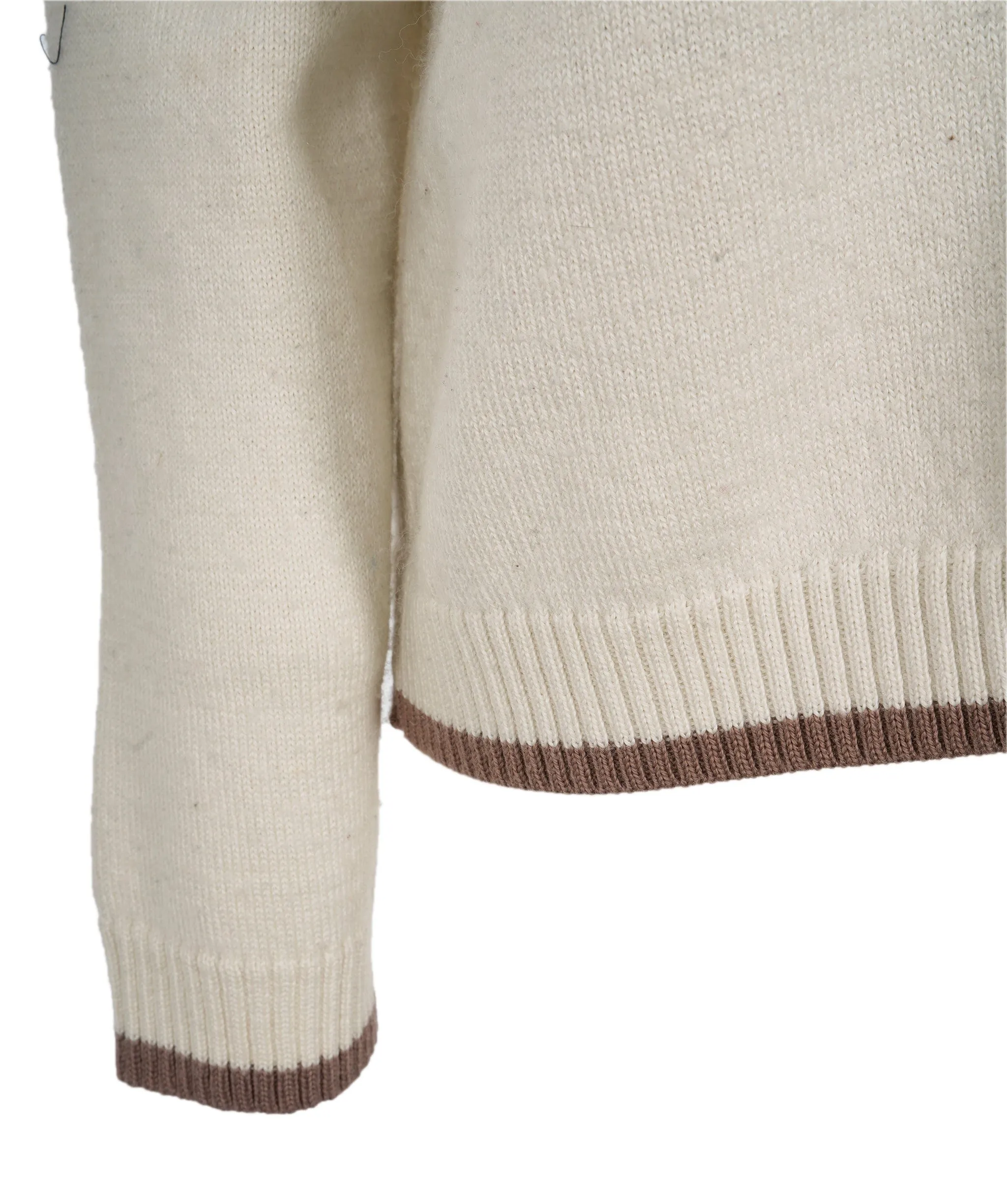 YSL Beige and Cream Crewneck Jumper  ALL0566